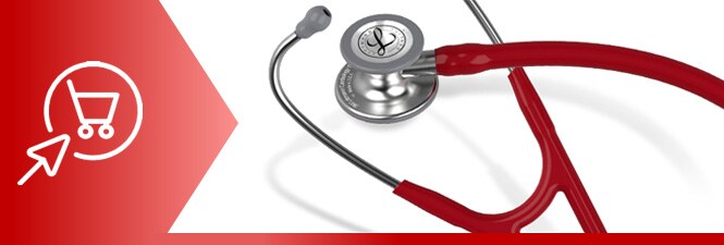 Burgundy Littmann Cardiology IV Stetoskopu
